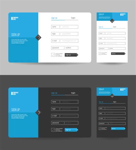 Image result for Registration Form Desktop Design