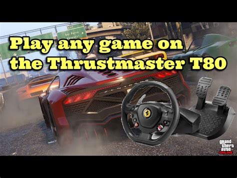 Toradh íomhá ar Thrustmaster T80 PC Setup