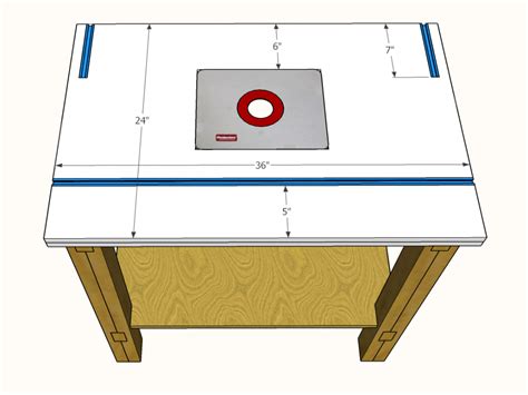 Router Table Dimensions DIY に対する画像結果