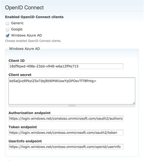 OpenID Connect Azure に対する画像結果