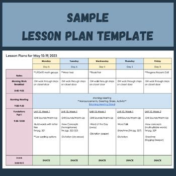 Simple Lesson Plan Format に対する画像結果