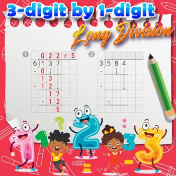 Image result for Long Division Grade 3 Using 1 Digit