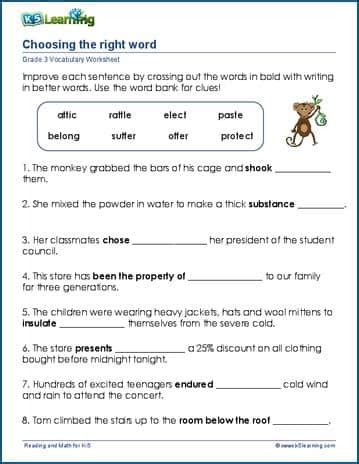 Image result for Sentence Practice Worksheets 3rd Grade