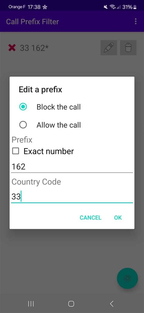 Block Numbers with Certain Prefix Android に対する画像結果
