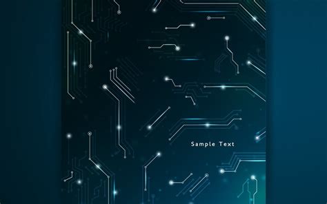 Toradh íomhá ar Circuit Background Vector Design