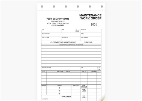 Image result for Work Order Card System