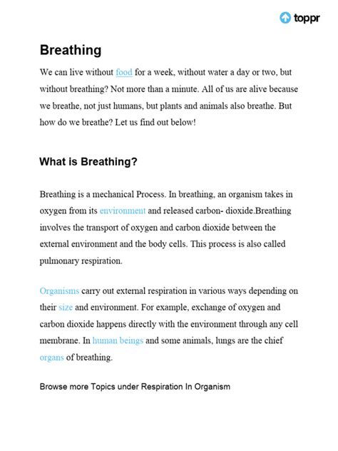 Image result for Types of Respiration Class 7