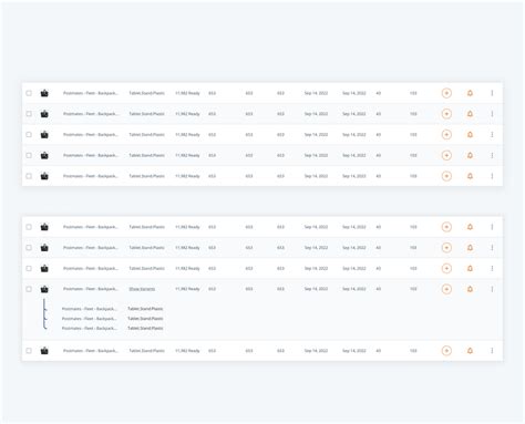 Expandable Table に対する画像結果