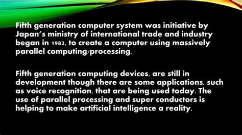 Image result for Fifth Generation of Computer Advantages
