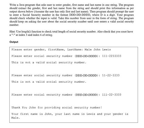 Java Code to Return First Name Last Name に対する画像結果