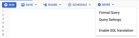 Toradh íomhá ar Create Temp Table GCP From Query