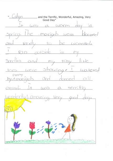 Image result for Elementary Student Work Examples