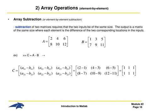 Image result for Matrix Subtraction MATLAB