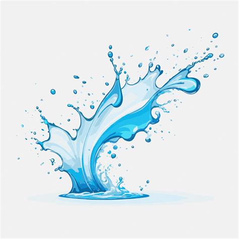 Toradh íomhá ar Water Spalsh Cartoon