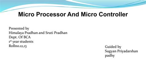 Image result for Microprocessor and Microcontroller Images for PPT