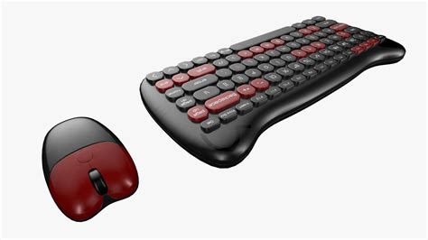Image result for Wireless Keyboard Mouse 3D Model