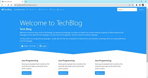 Image result for Homepage Using Java