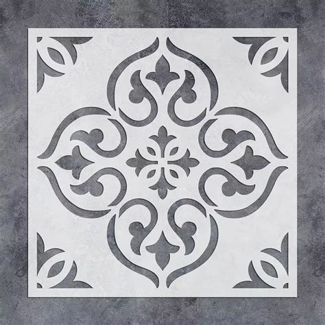 Image result for Tile Stencil Patterns