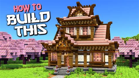 Best Japanese Style Minecraft House Blueprints Beginner House Design