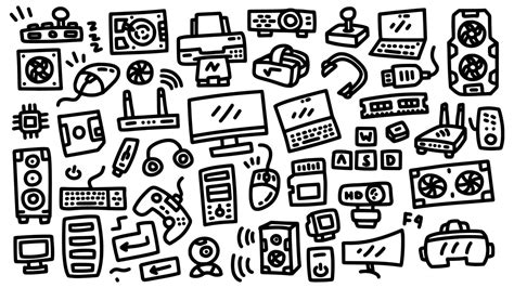 Image result for Computer Hardware Cartoon Background