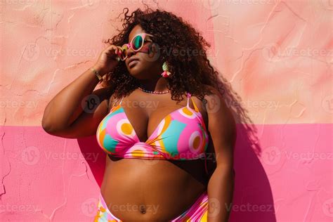 Image result for Plus-Sized Blonde Runway Model in Swimsuit