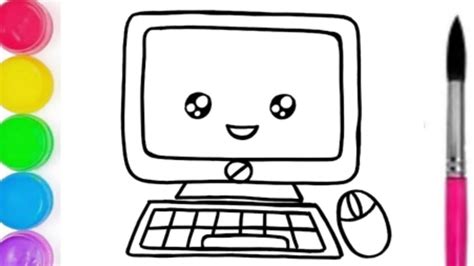 Image result for Computer Cute Drawing