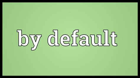 Toradh íomhá ar Default Meaning Computer Science