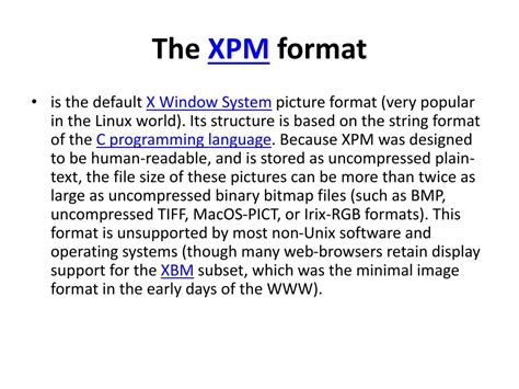Toradh íomhá ar XPM Image Format