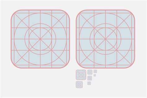 Image result for iOS and Android App Icon Grid Template