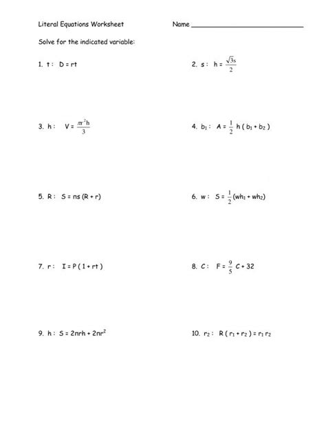 Image result for Multi-Step Linear Equations Worksheet