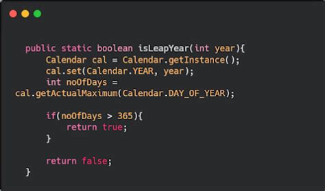 Image result for Leap Year Java Code