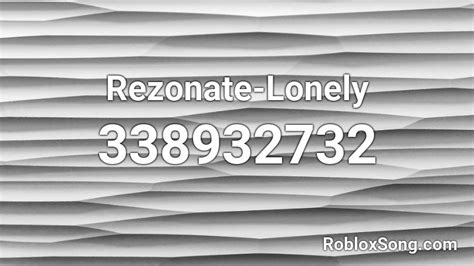 Toradh íomhá ar What Is the Roblox Song ID for Lonely