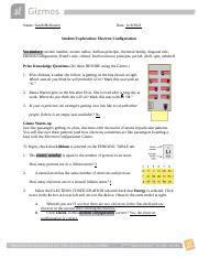 Image result for Electron Configuration Virtual Lab