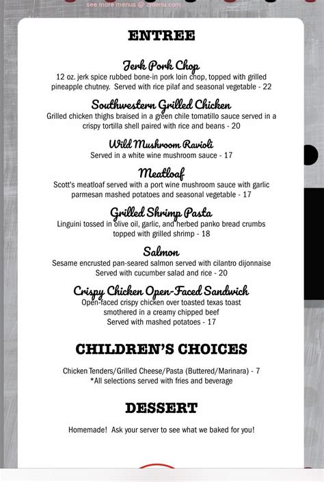 Image result for Bistro Restaurant Menu