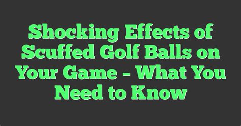 Very Scuffed Golf Ball に対する画像結果