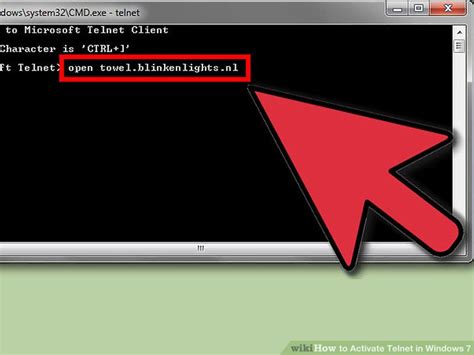 Image result for How to Open Telnet in Windows 7