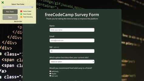 Image result for Freecodecamp Survey Form Background Image