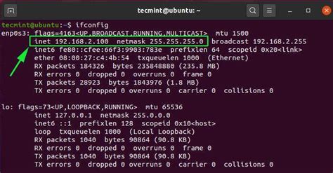 Toradh íomhá ar Ubuntu Server IP Configuration