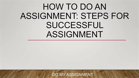 Toradh íomhá ar Assignment Steps