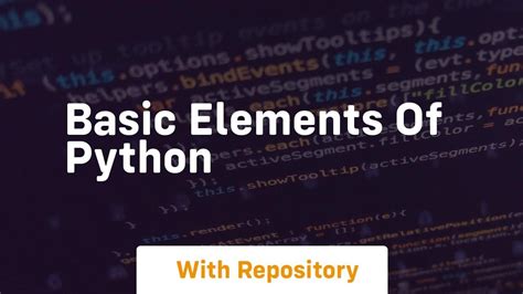 Image result for Element in Python