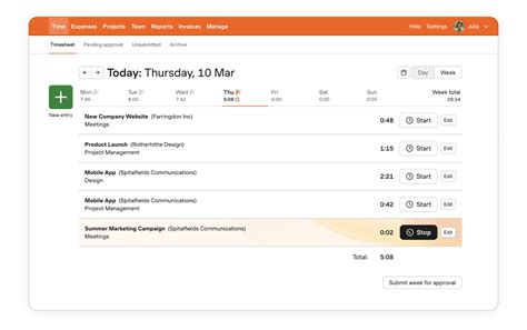 Image result for Online Timesheet Tracking