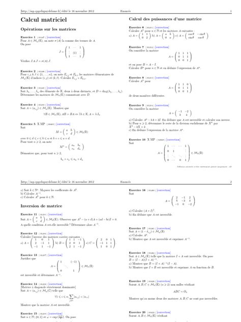 Toradh íomhá ar Calcul Matriciel Java