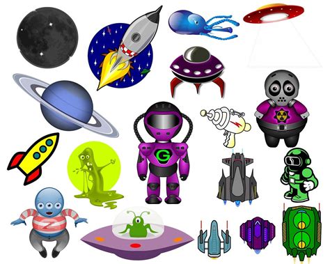 Image result for Alien Theme Picture Clip Art
