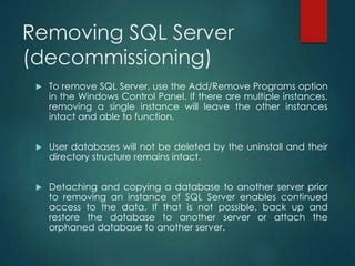 Image result for How to Do SQL Instance Decommission