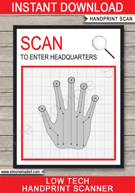 Afbeeldingsresultaten voor Secret Hand Scanner