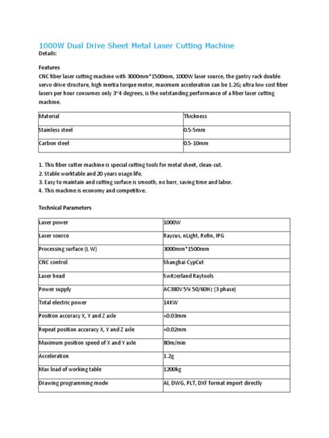 Image result for Laser Machine Data Sheet