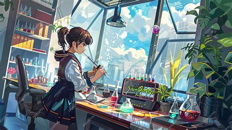 Image result for Drawing Anime Style Science