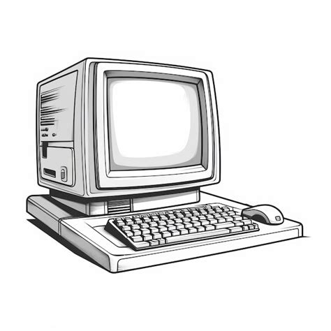 Image result for Computer Vector Line Art