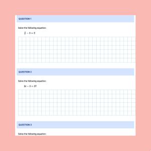 Image result for 2 Step Linear Equation with Negative Number
