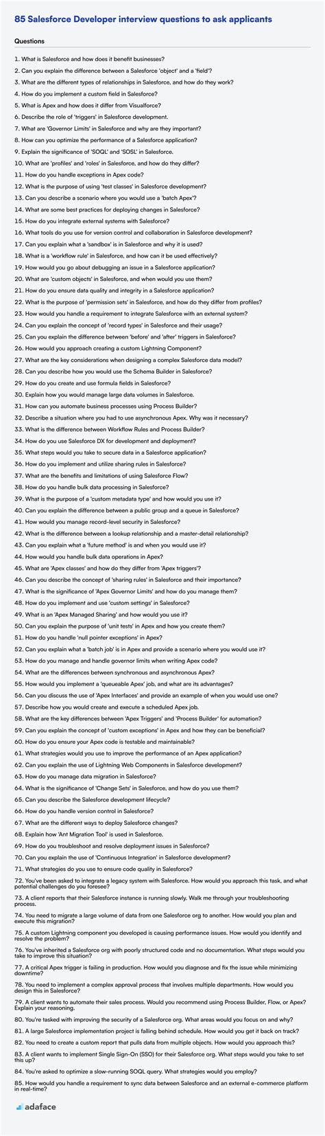 Toradh íomhá ar Salesforce Interview Questions Filetype PDF